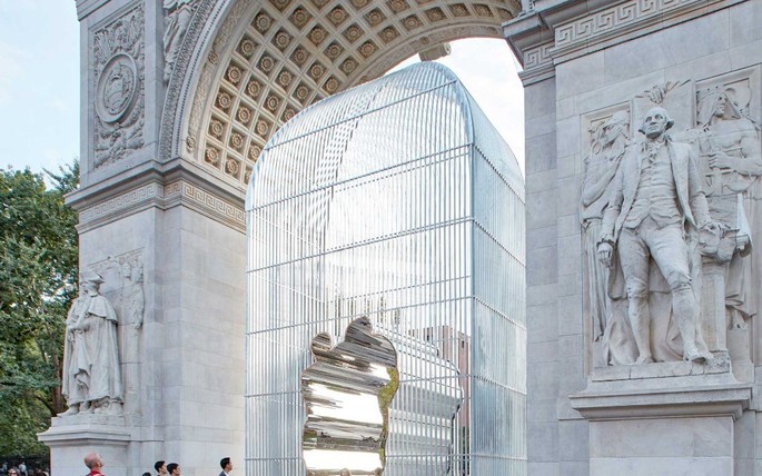 Image: Ai Weiwei, Arch, Washington Square, New York, Crafted by Urban Art Projects, Image Courtesy of UAP