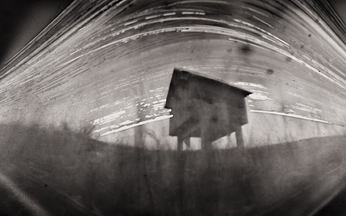 Stefan Roberts, Hopper; Waiau, 2012 / 2013 (9 months exposure - pinhole camera photo) 