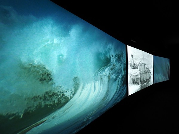 John AkomfrahVertigo Sea, 2015Three channel colour video installation, 7.1 sound48 minutes 30 seconds