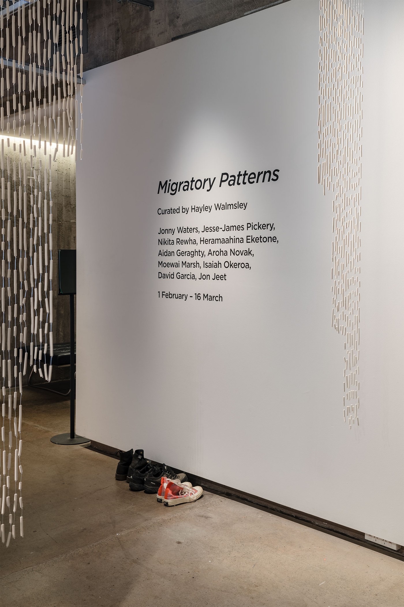 Migratory Patterns - Installation view Image credit Owen Spargo