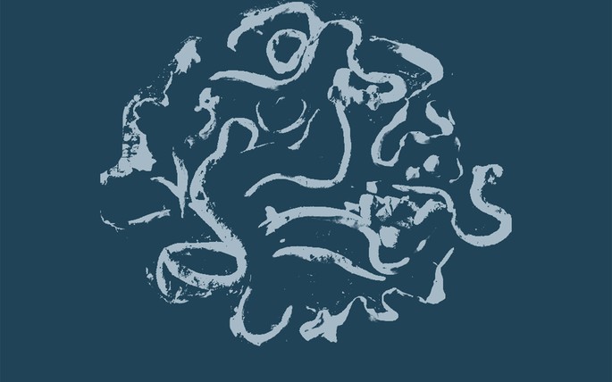 Image: Taarn Scott and Hana Pera Aoake, 'He tuna ora, he wai ora', digital working image 2025.