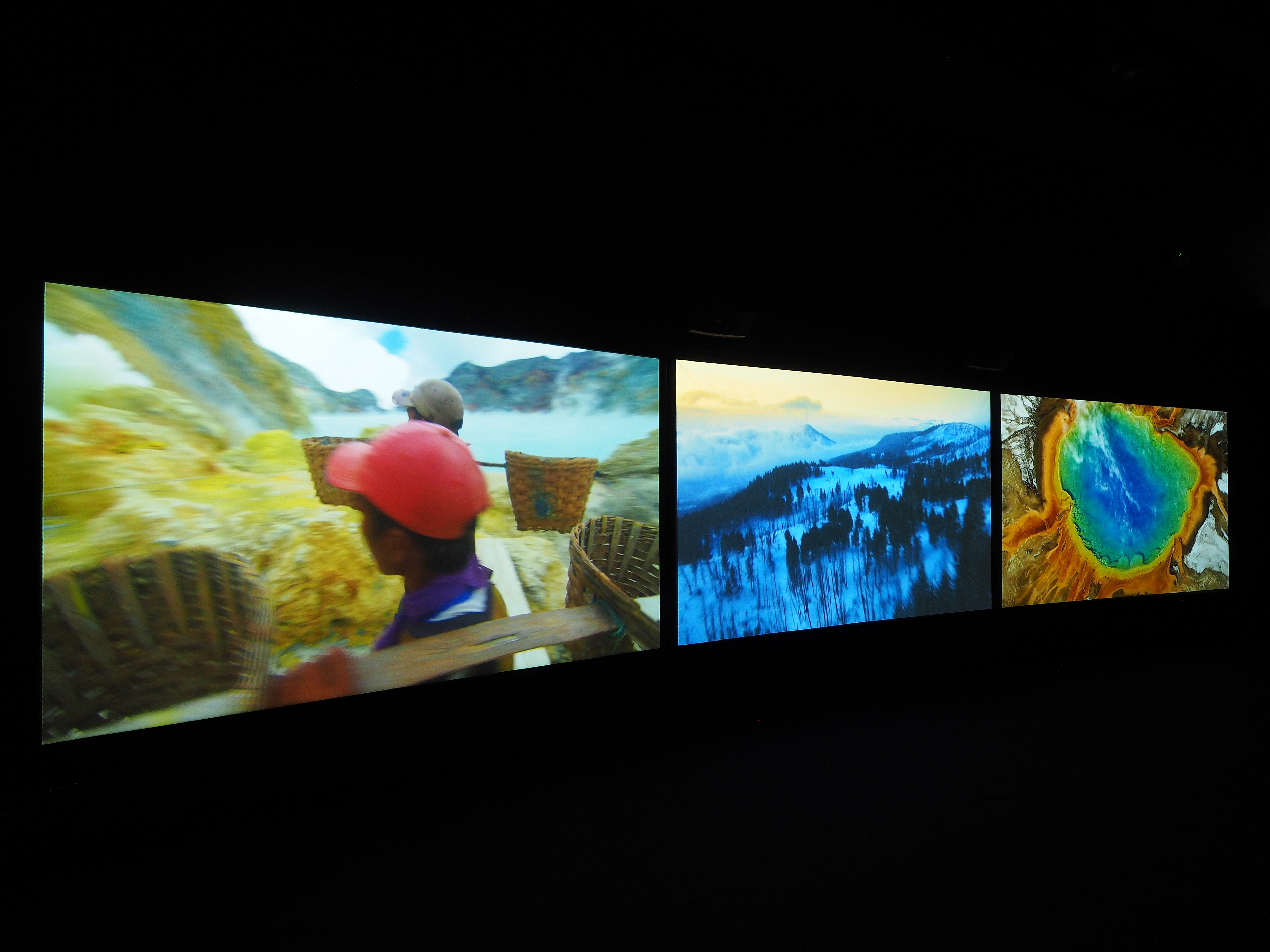 John Akomfrah Vertigo Sea, 2015 Three channel colour video installation, 7.1 sound 48 minutes 30 seconds