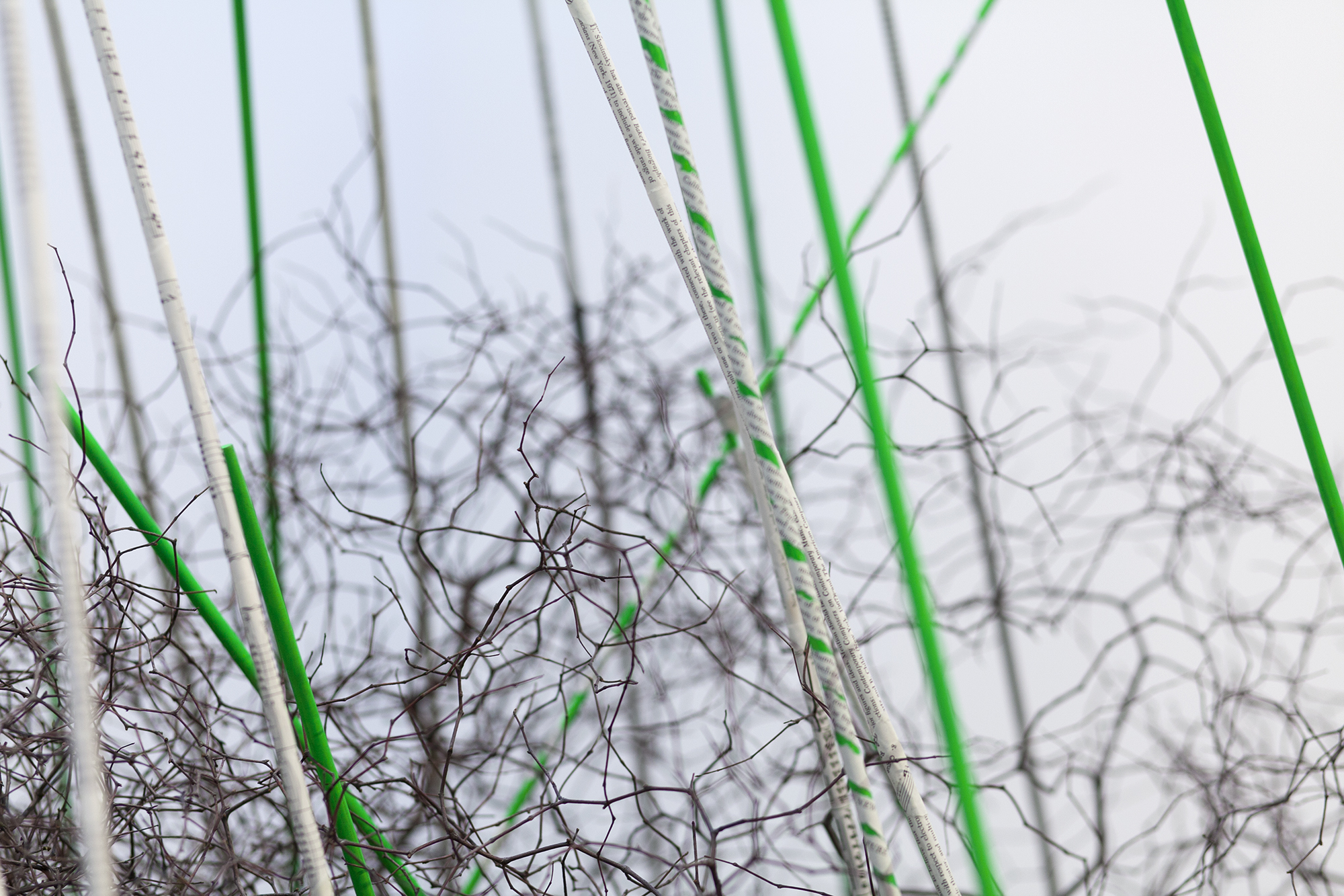 'Towards the Light', 2016 - detail Pauline Rhodes Photo Credit: Daniela Aebli