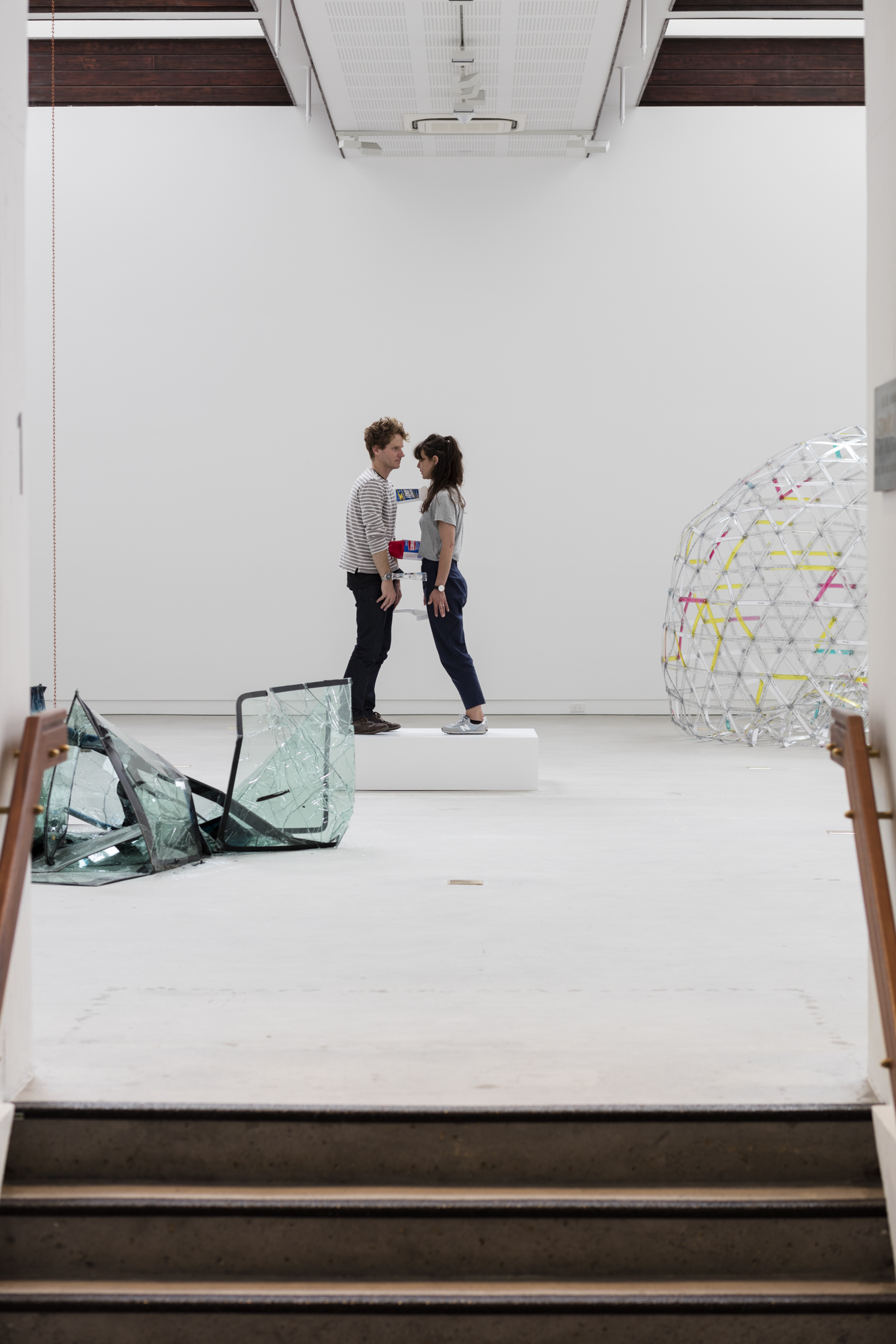 'One Minute Sculpture - Organisation of Love' 2005-2014, Erwin Wurm