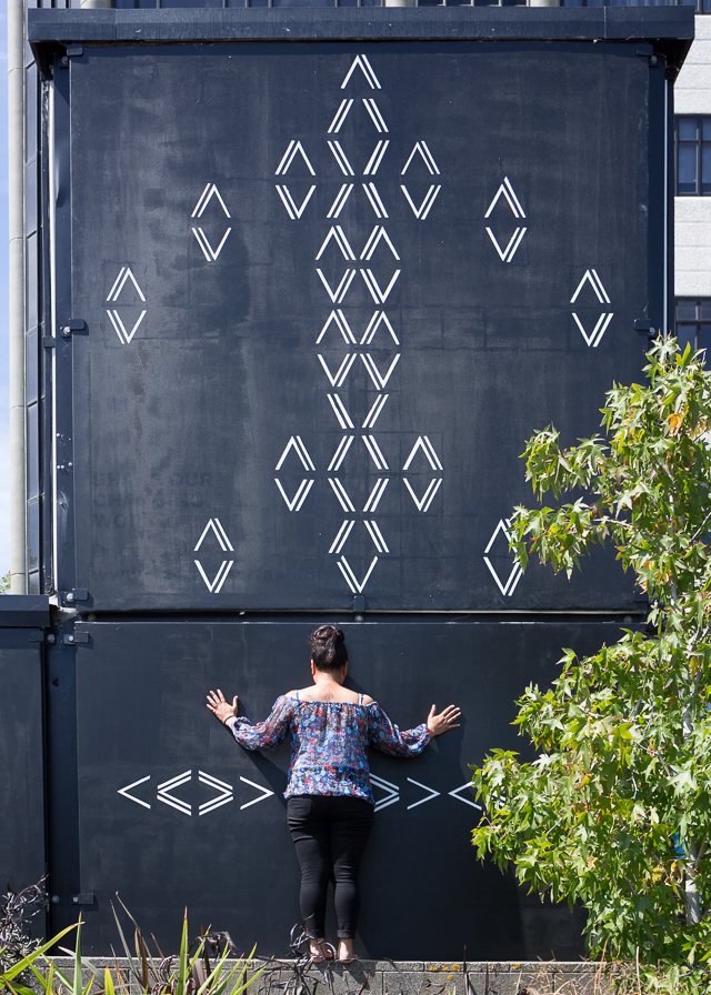 Vaimaila Urale, 'TYPEFACE - Live Tattoo Session & Public Mural' - Install shots Photo credit Janneth Gil