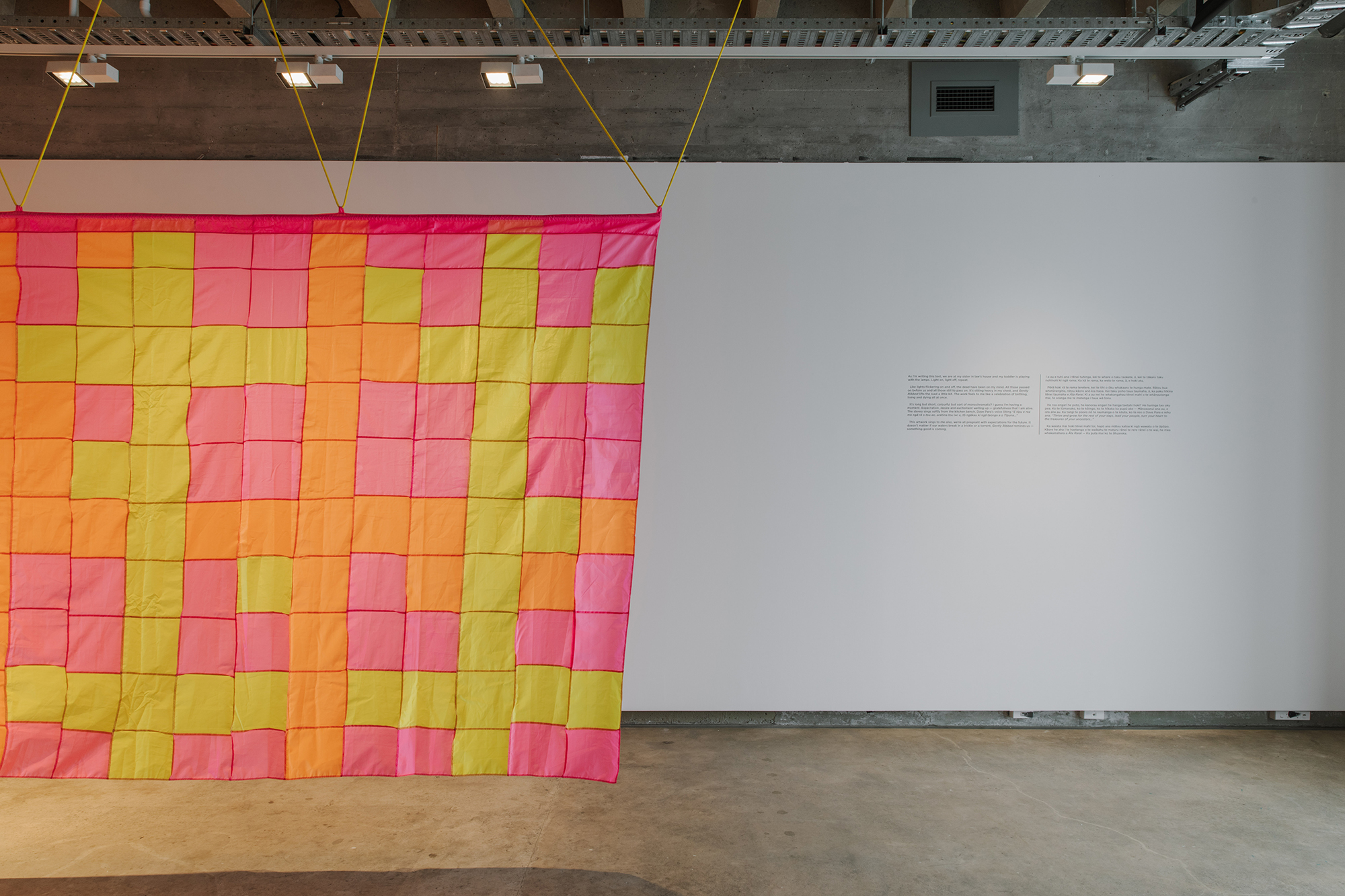 'Gently Ribbed' Tinu Whetū and Turumeke Harrington Installation Image Photo Credit Nancy Zhou