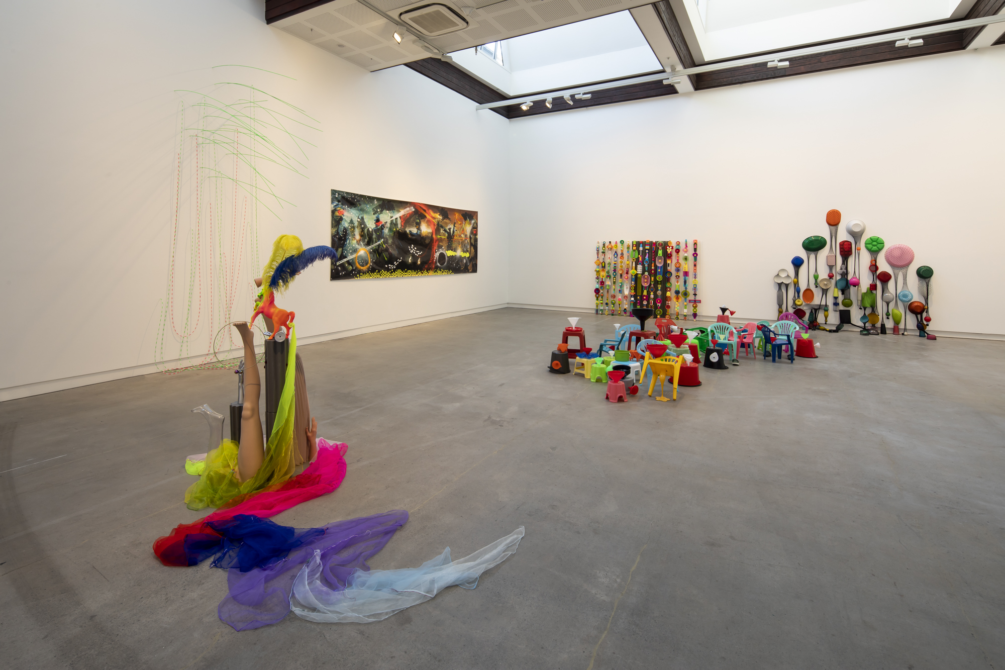 'Competitive Plastics' Judy Darragh Installation View CoCA March 2022 Photo Credit Sarah Rowlands