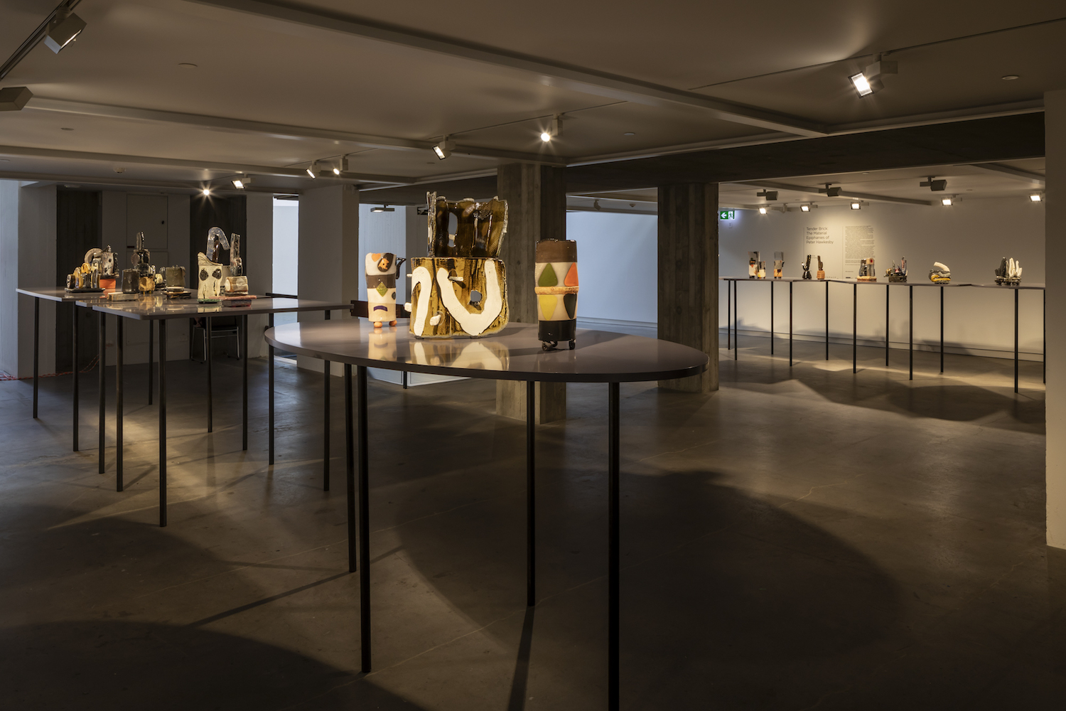 Installation view - 'Tender Brick: The Material Epiphanies of Peter Hawkesby', CoCA 2022, photo credit Sarah Rowlands