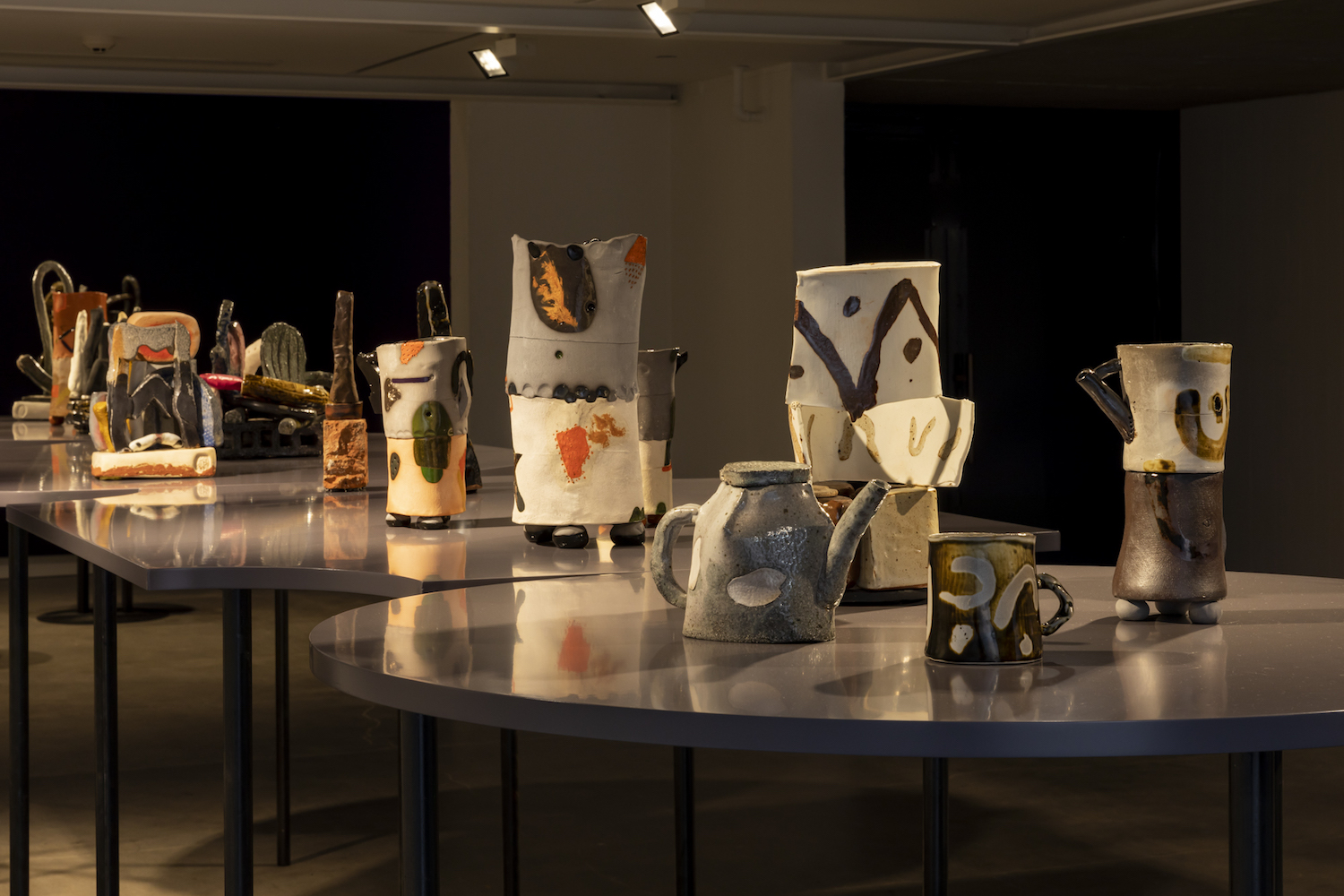Installation view - 'Tender Brick: The Material Epiphanies of Peter Hawkesby', CoCA 2022, photo credit Sarah Rowlan