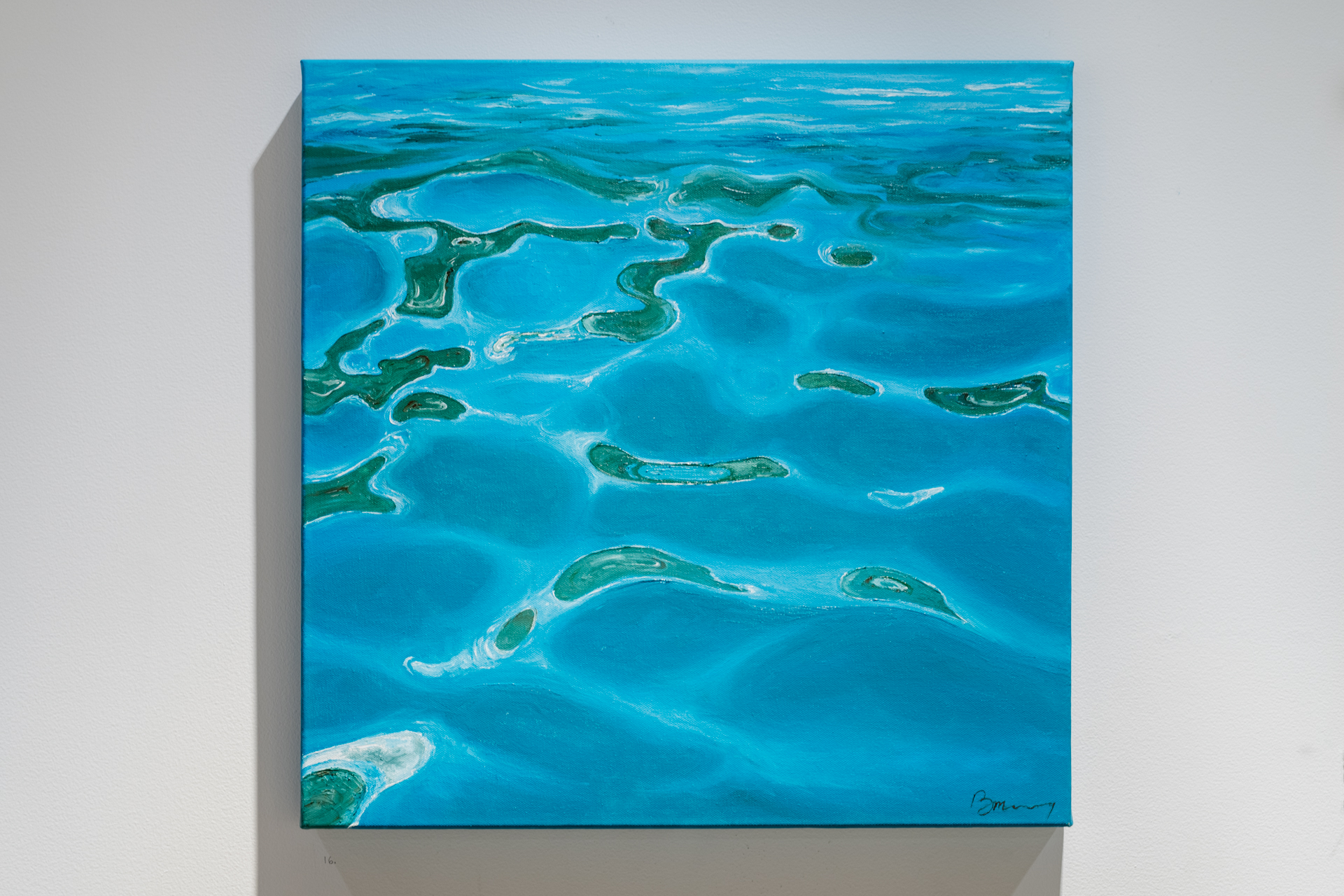 Bria Murray, 'Reflective Water' Oil Painting, Photo Credit Jamie Price and Owen Spargo