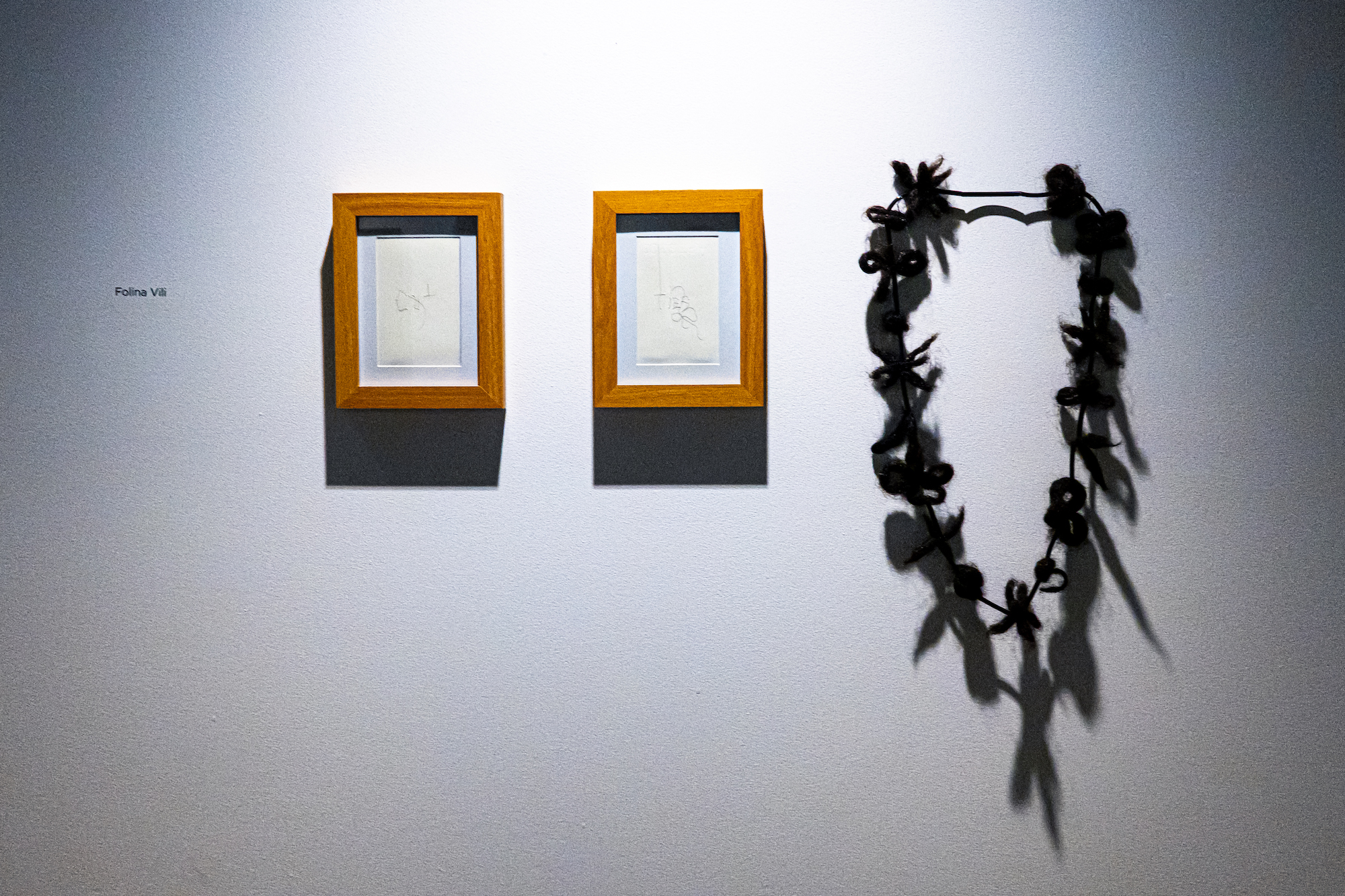 Folina Vili 'Untitled diptych' & 'Ula lau'ulu' Image Credit Sam Quinn