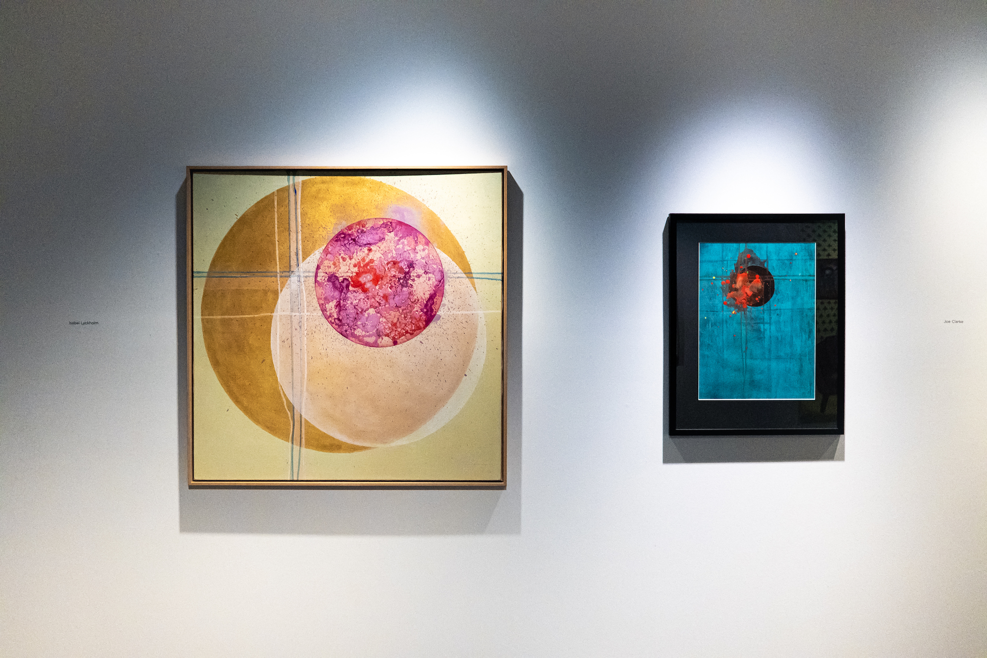Isabel Lyckholm, 'Pink/Purple', 'Turquoise', Image Credit Sam Quinn