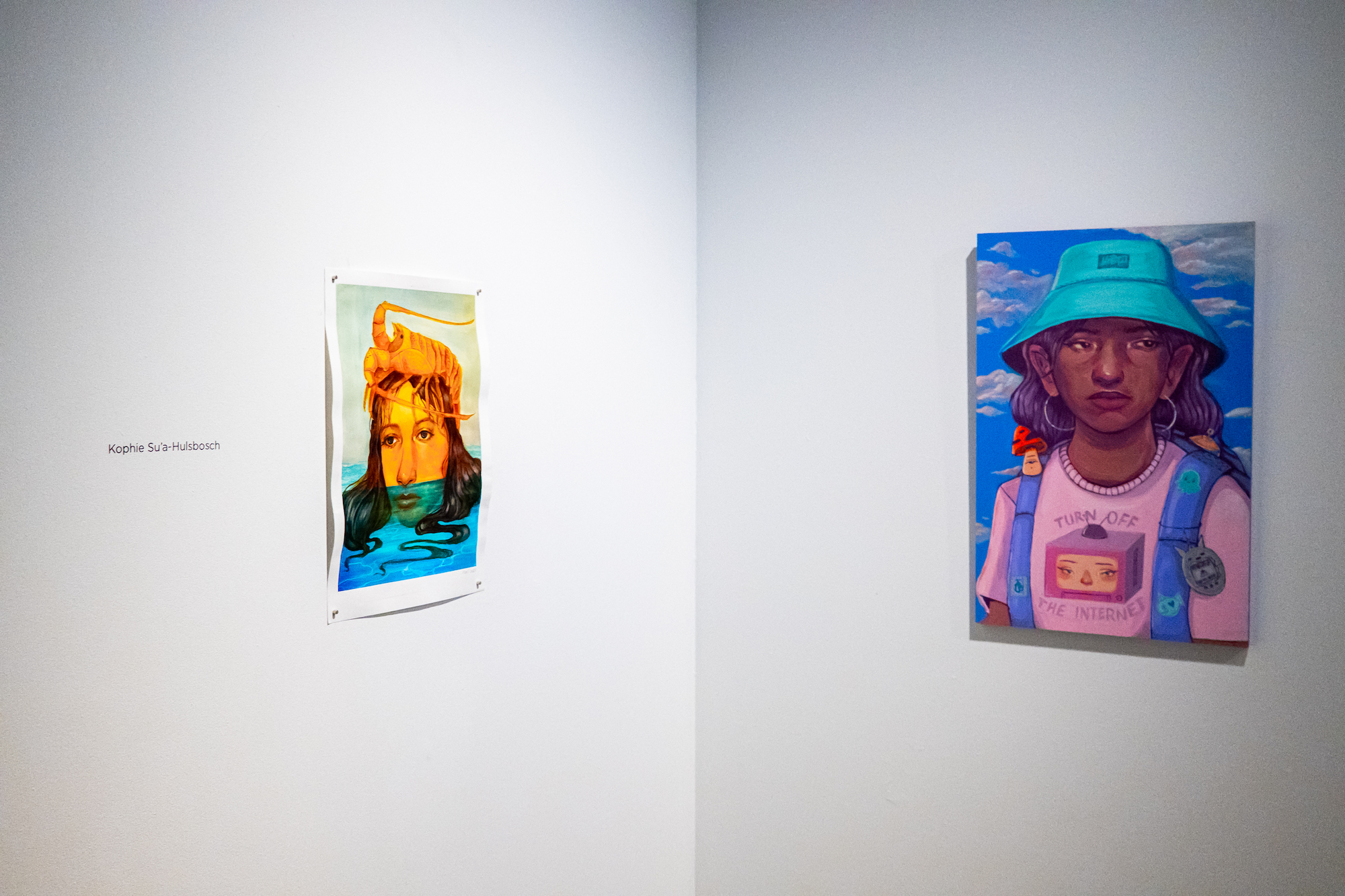 Kophie Su'a-Hulsbosch, 'Untitled 1'& 'Untitled 2' Image Credit Sam Quinn