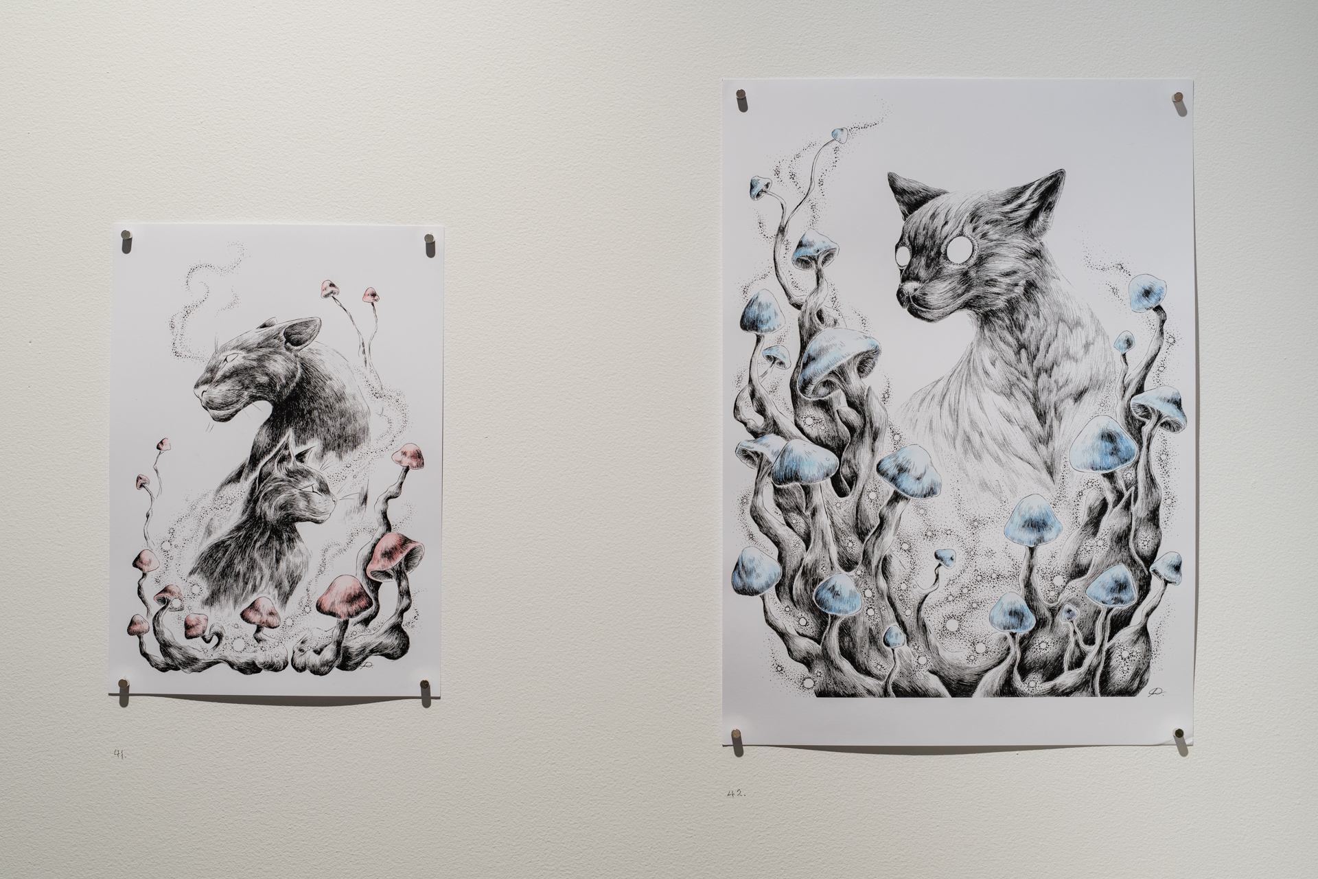 Lauren Tucker, 'Ocelot and Shrooms', 'Panther', Photo Credit Jamie Price and Owen Spargo