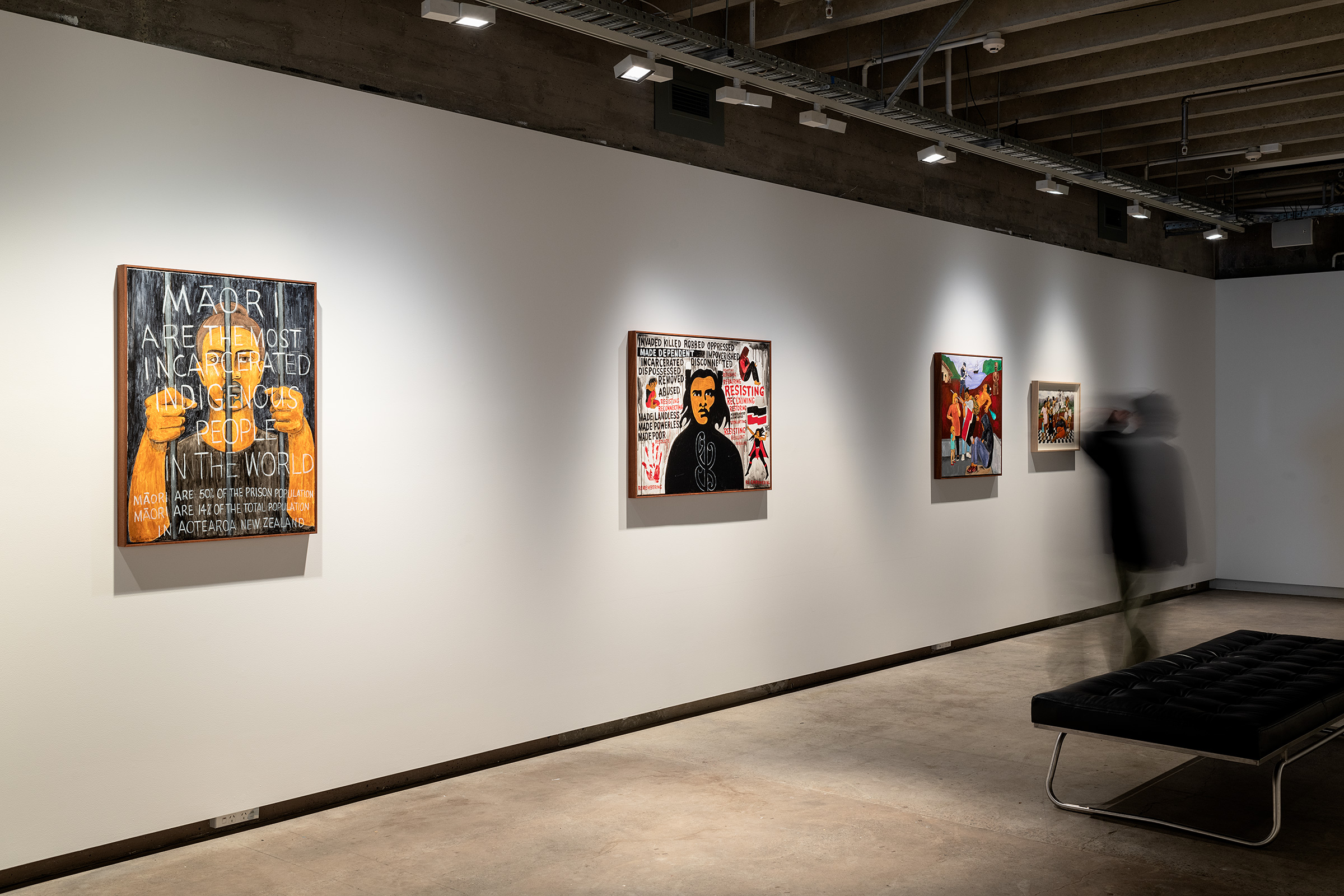 Robyn Kahukiwa 'Tangata Whenua' - Installation View, Image credit Owen Spargo