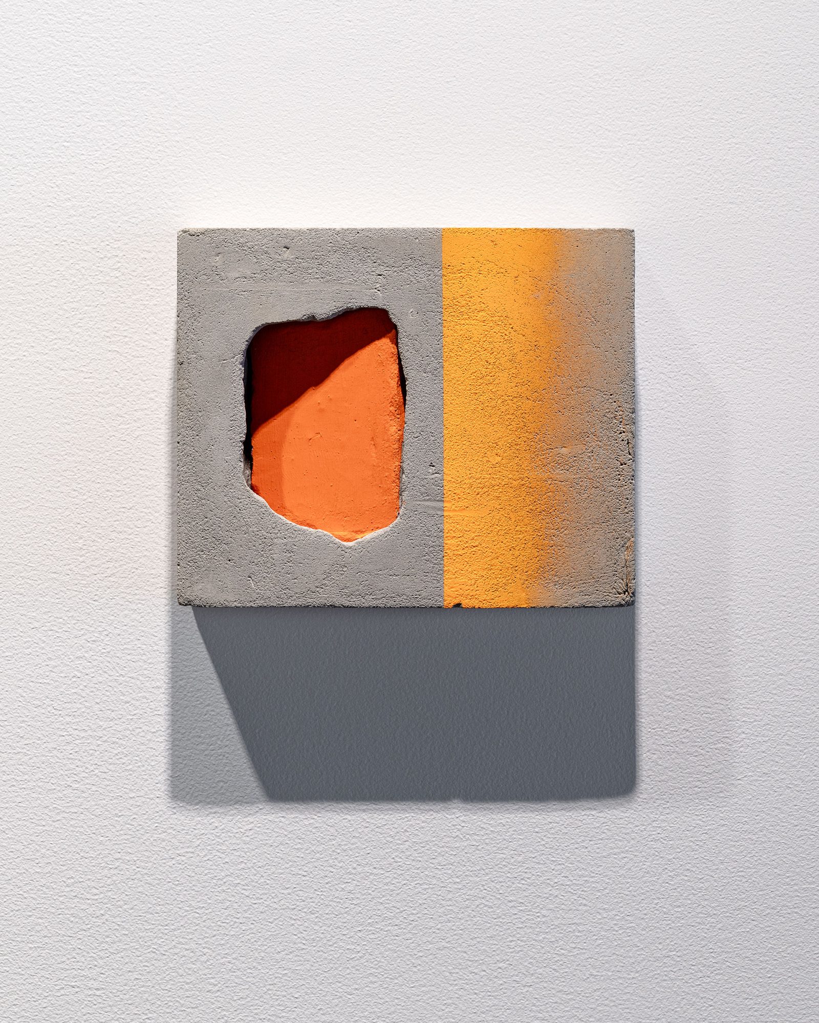 Sam Towse 'Untitled 2' Concrete, paint, 170 x 205mm Photo credit Owen Spargo