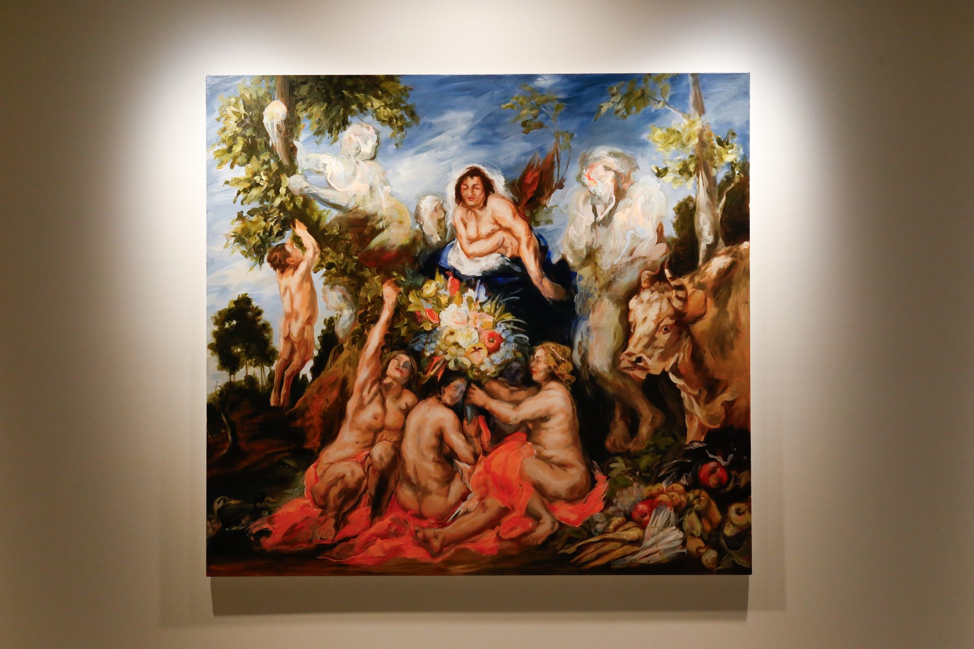 'Her Fertility Turned Her Heart to Stone, After Jordaens', Anita de Soto Ways of Knowing - Part I, 2024, Photo credit Owen Spargo