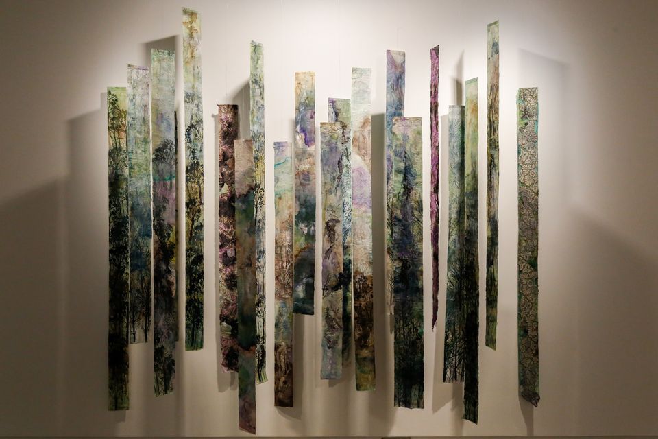 Karen Greenslade, 'Upstream, Kahikatea Mourning', Ways of Knowing Part I, 2024, Photo credit Owen Spargo