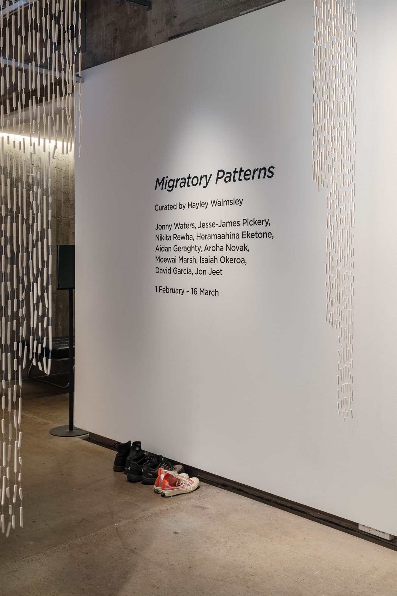 'Migratory Patterns' - Installation View Image credit Owen Spargo