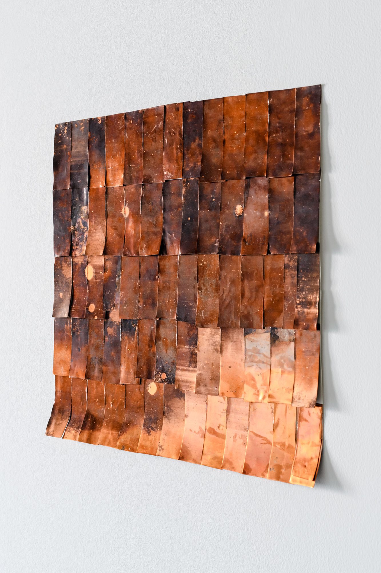 'Safe distance 3' Copper 455mm x 415mm 2025 Photo Credit Owen Spargo