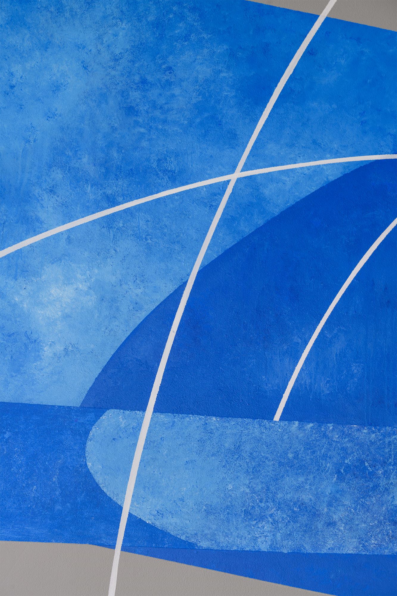 'Breaking Reflection, Interior/Exterior' Interior view - detail Two Walls Mural series Photo documentation by Owen Spargo