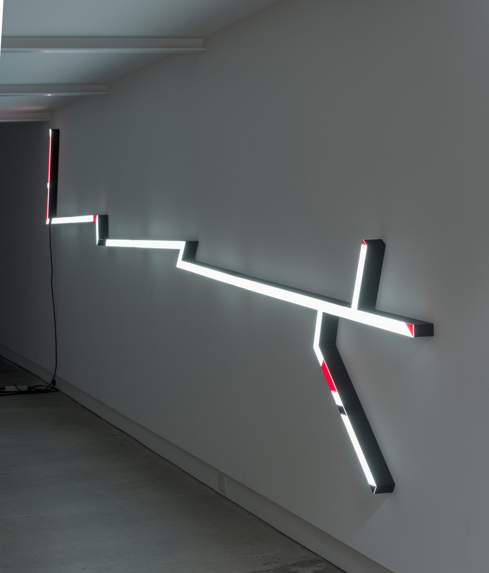 Installation view of 'The Mist and the Horizon' at CoCA, Luke Shaw, Nathan Pōhio Image credit John Collie