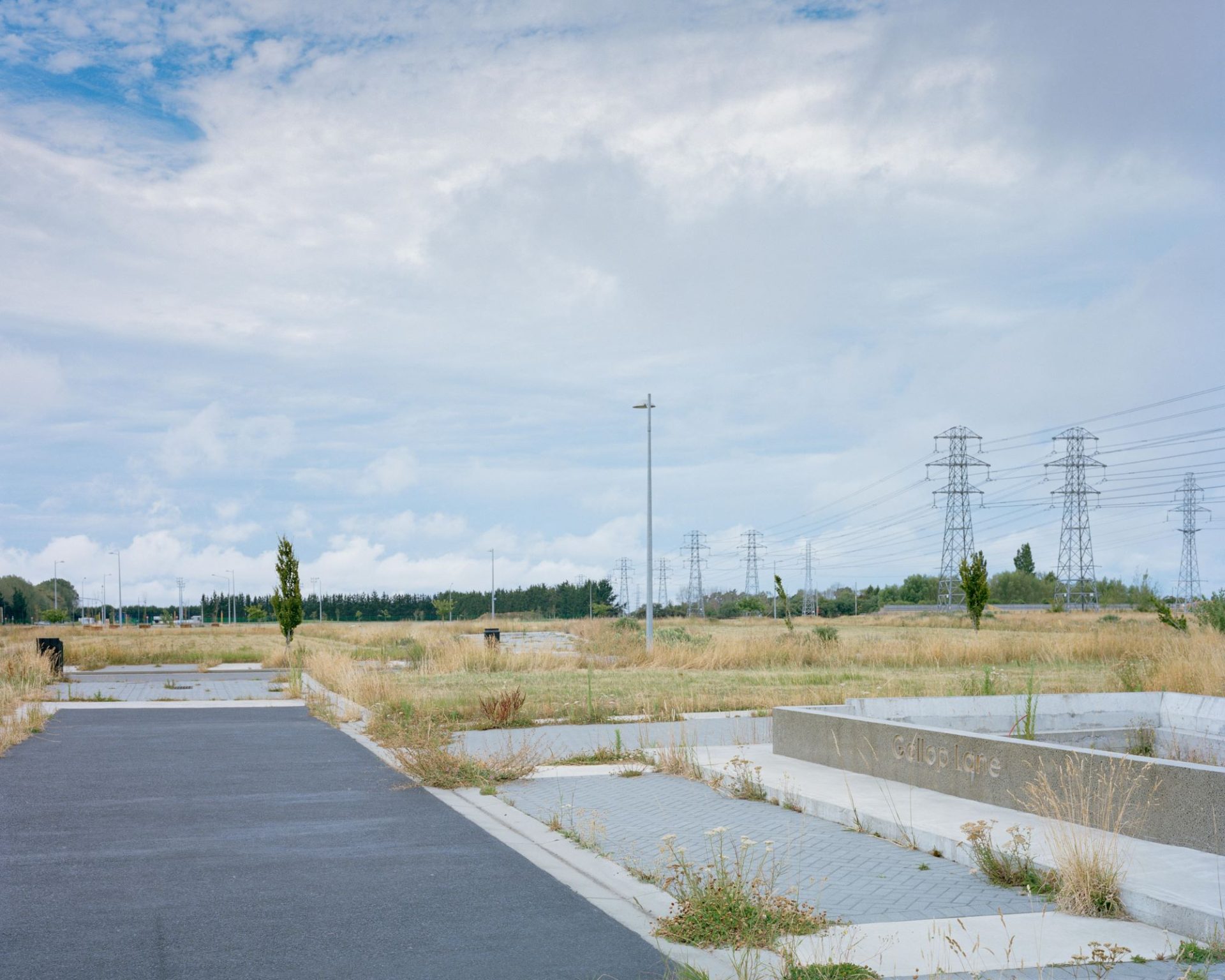 Gallop Lane in Yaldhurst Development stuck in a legal battle, Looking North-East, Yaldhurst, 2017