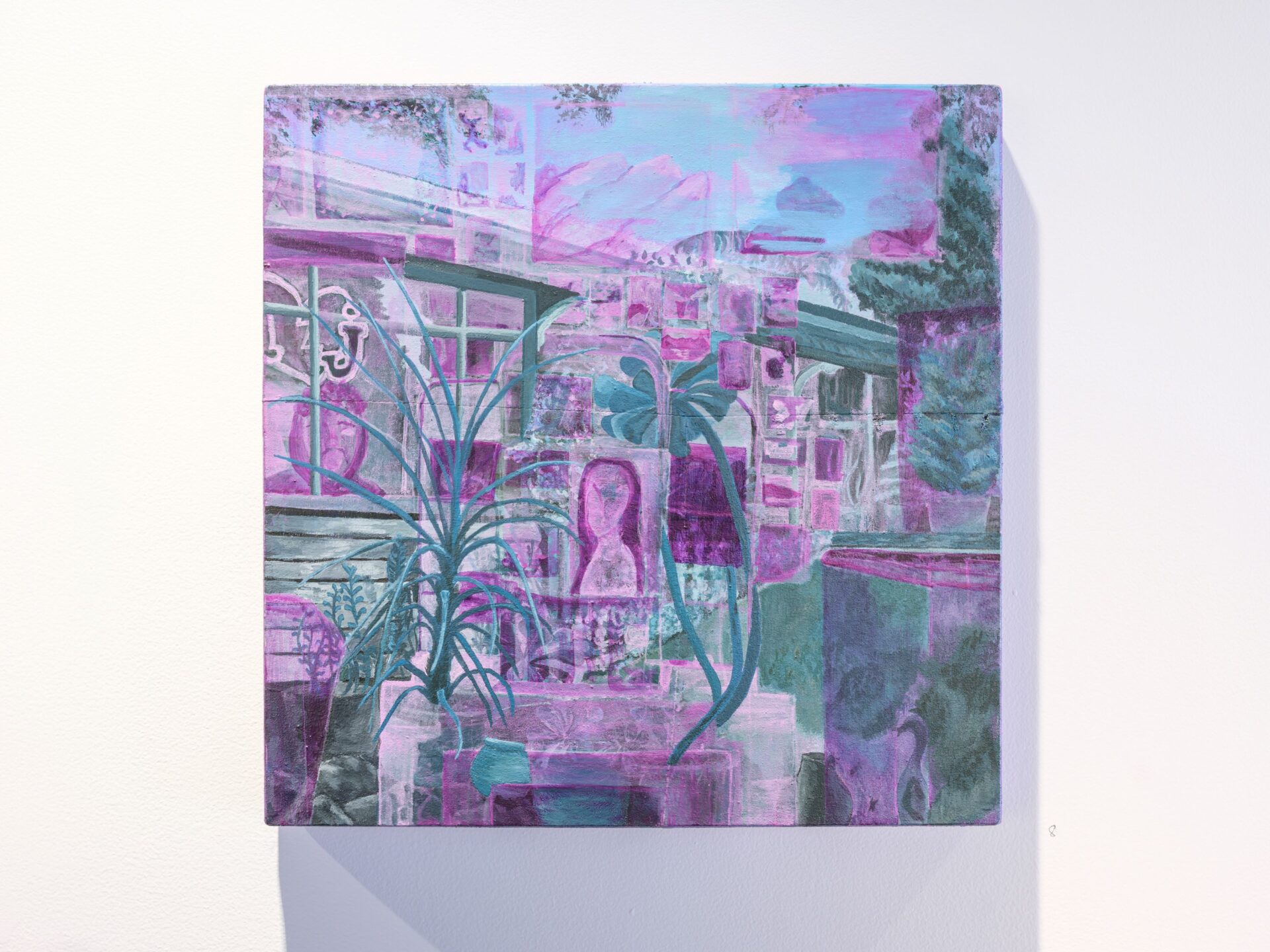 Tommy Grick Acrylic on canvas 45 x 40 cm 2025 Photo Credit Simon Jarman