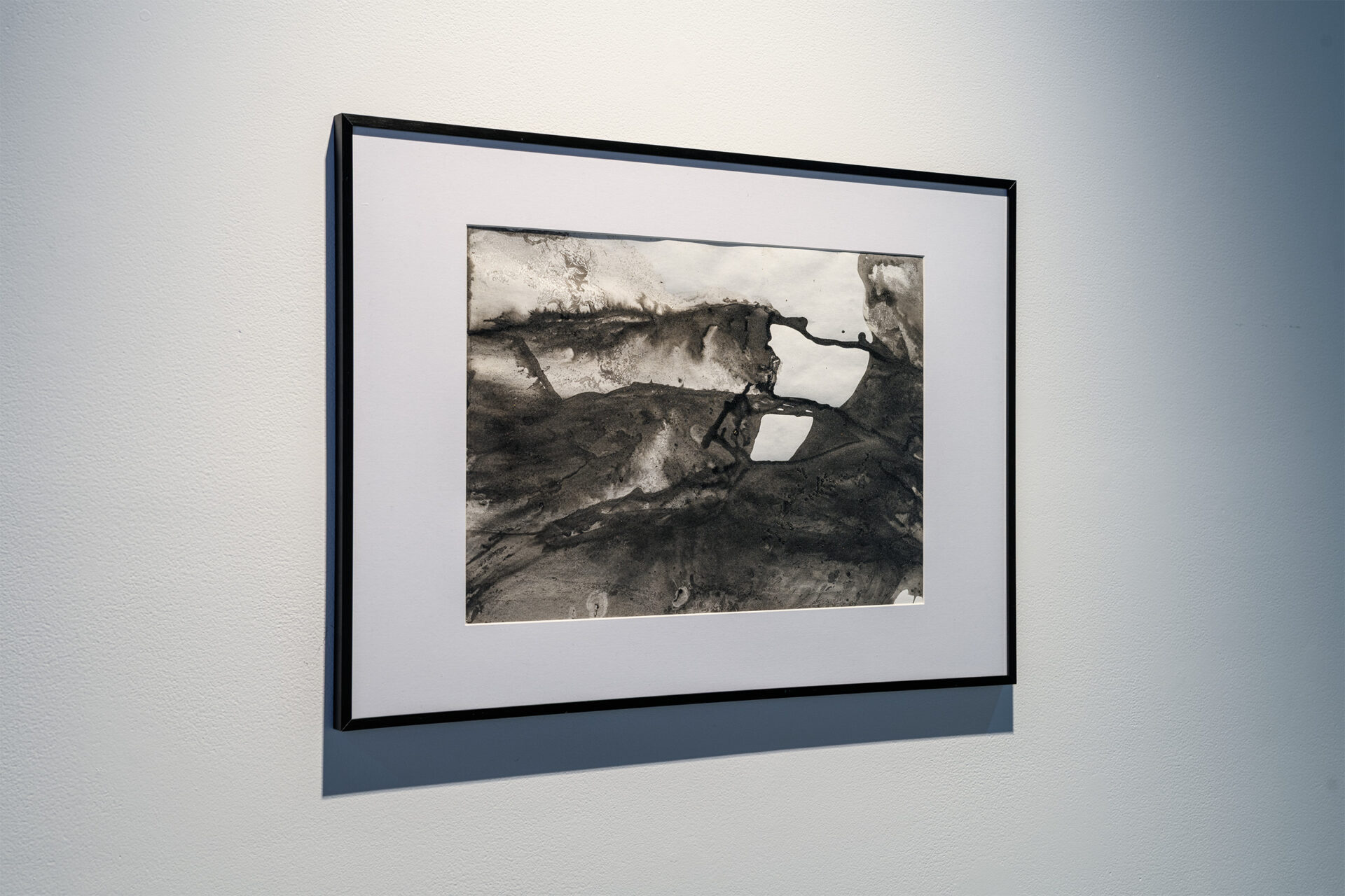 Evelina Lolesi, (Fa‘atoia, Sāmoa), 'Intertidal Drawing #6', Sea water and ink drawings, 430mm x 297mm, 2026, photo credit Owen Spargo