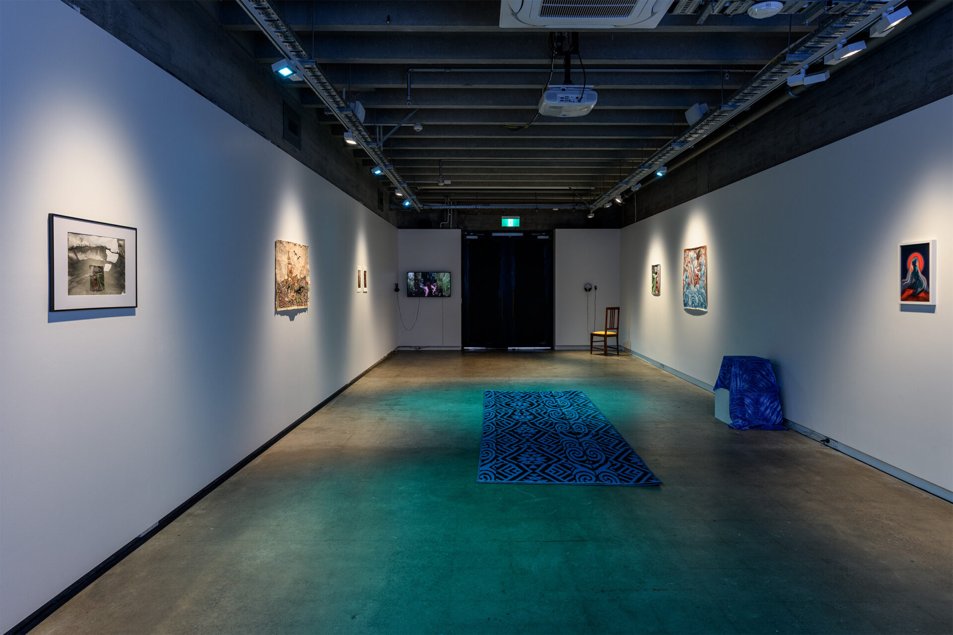 'E lē galo le tai // The tide is never forgotten' - Installation shot, Curated by Brown Town, photo credit Owen Spargo
