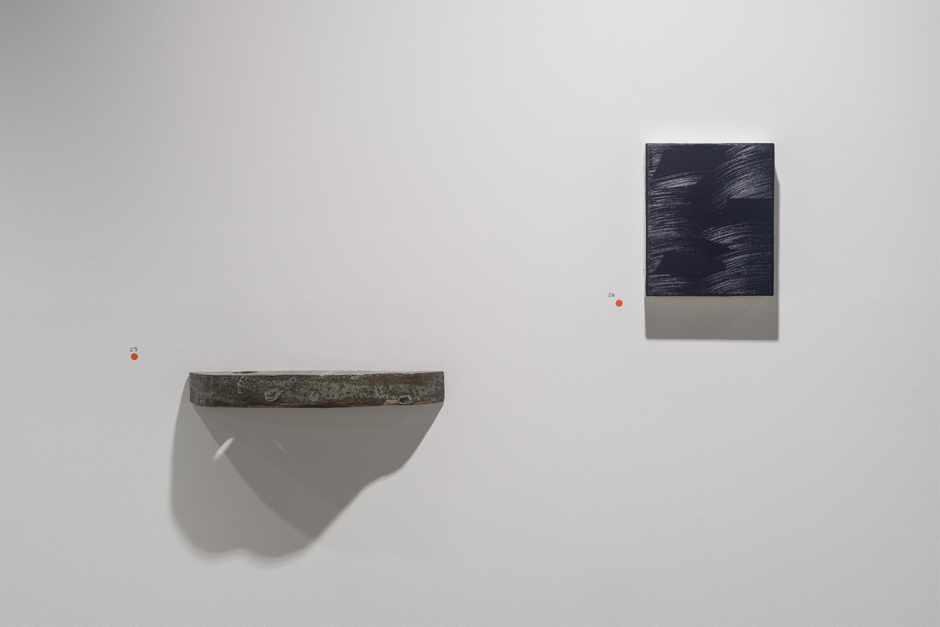 25. Jess Nicholson, 'Maukatere shelf', 26. Jamie Te Heuheu, 'Yesterdays', Photo Credit Owen Spargo