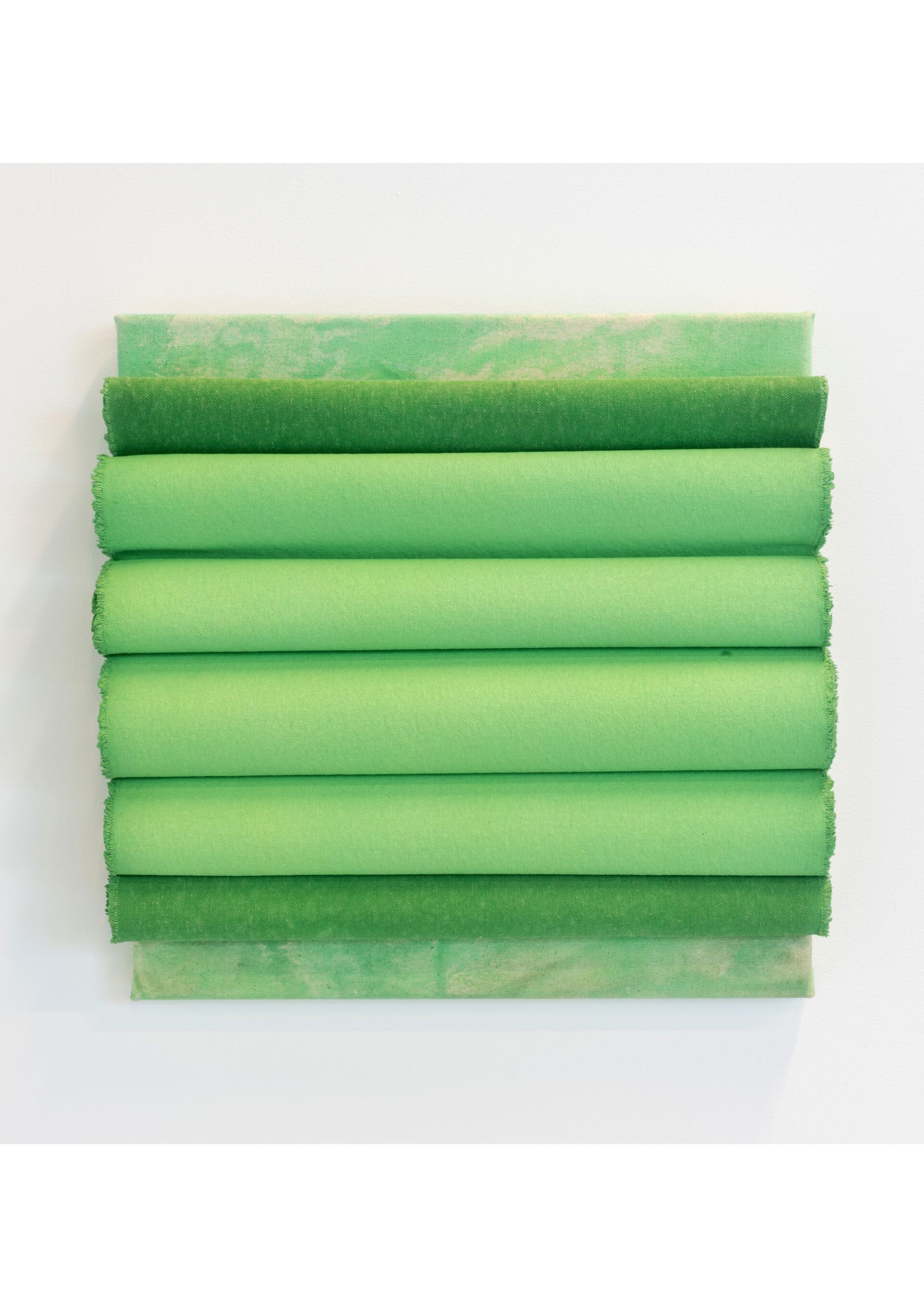 Emma Fitts, 'Green Sentience', Acrylic, wool rope, canvas, 355 x 355mm, 2025, $2800, Photo courtesy of the artist