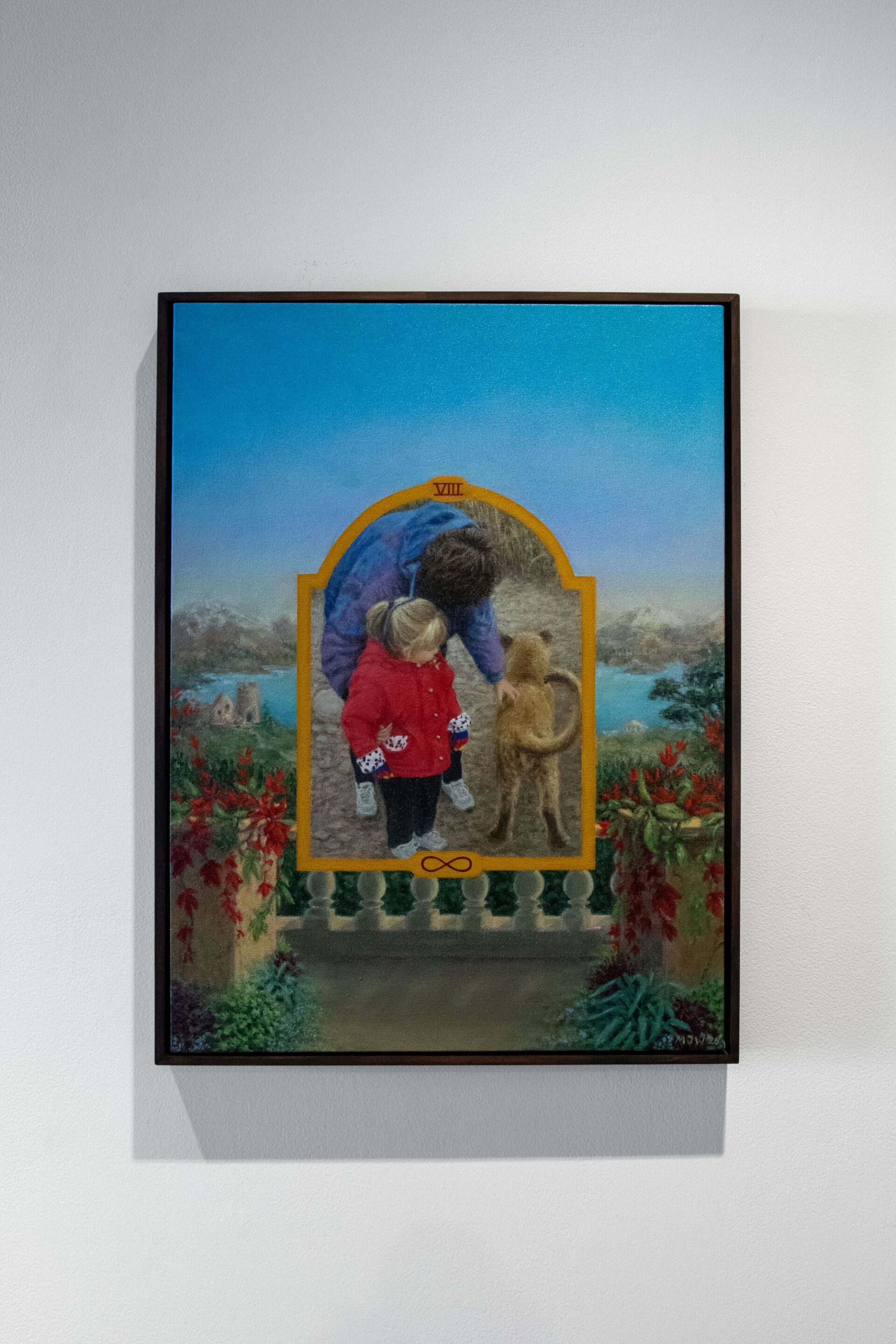 Megan Woodhead, Ilam — Painting, 'Strength', Oil on canvas, 453 x 600mm, 2026, Photo Credit Mollie Newman