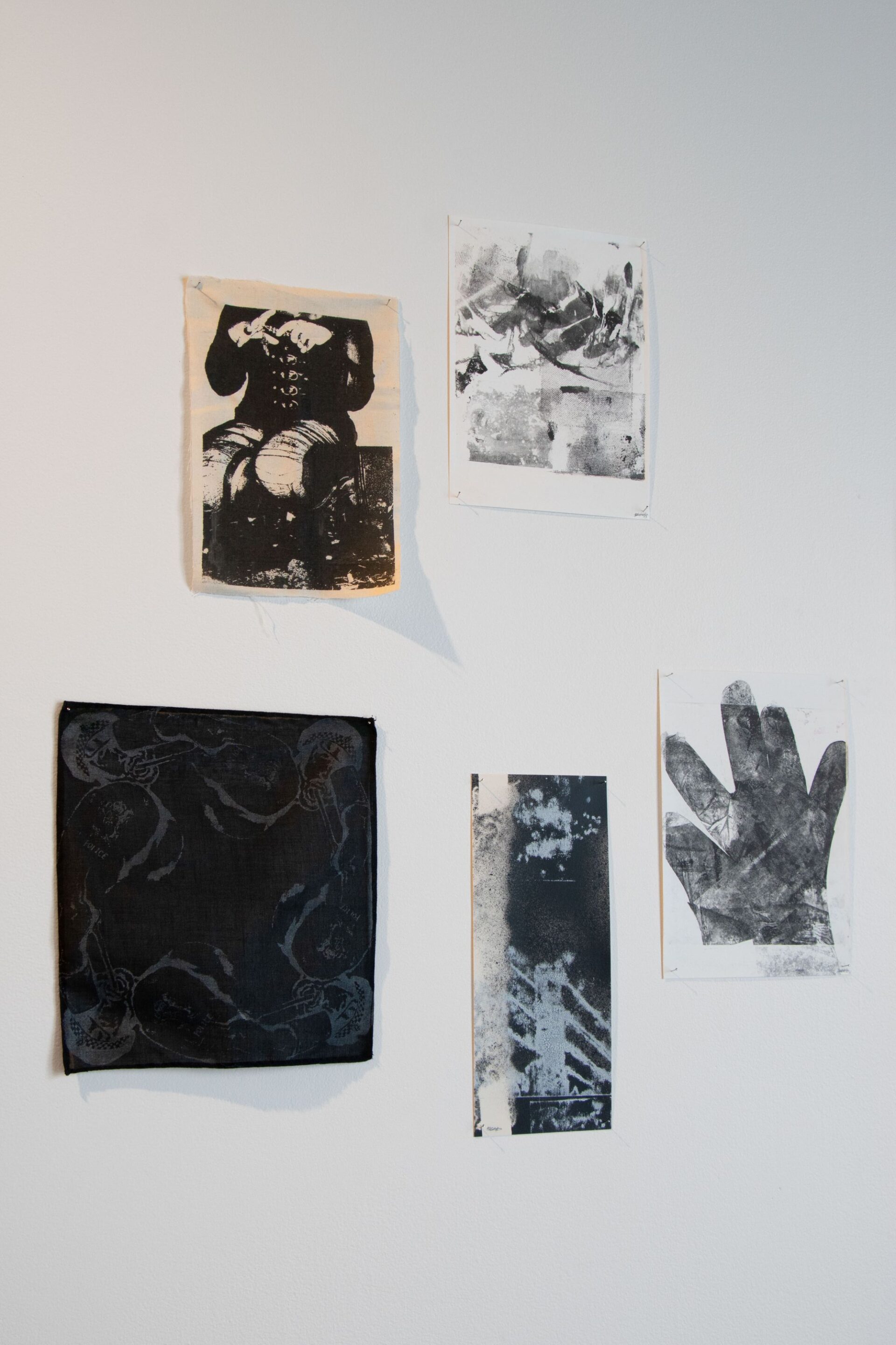 Blair Holland, Ara, 'Accumulation' Monotype illustrations, zine, Dimensions variable, 2026, Photo Credit Mollie Newman