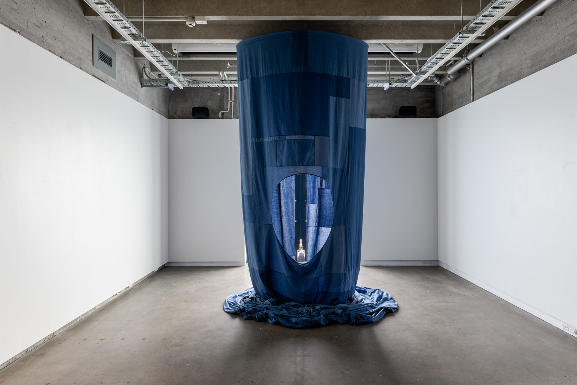 Steven Junil Park, 'Negative Space' Cotton, glass, perfume, Dimensions variable, 2023, Photo Credit Owen Spargo