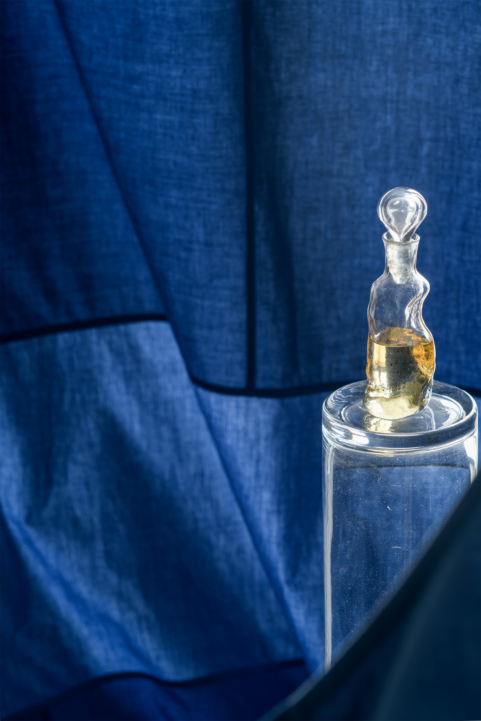 Steven Junil Park, 'Negative Space' - detail, Cotton, glass, perfume, Dimensions variable, 2023, Photo Credit Owen Spargo
