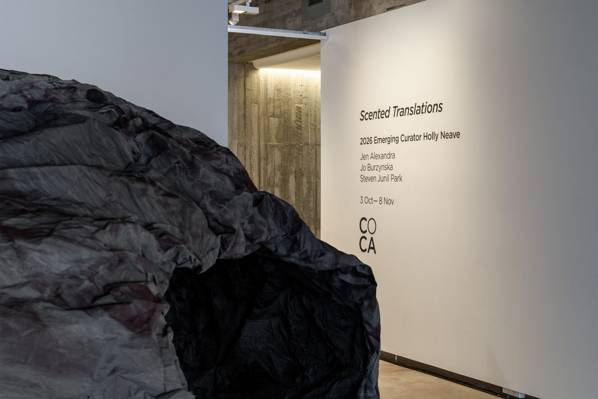 'Scented Translations', Curated by Holly Neave, Gallery view, Photo Credit Owen Spargo